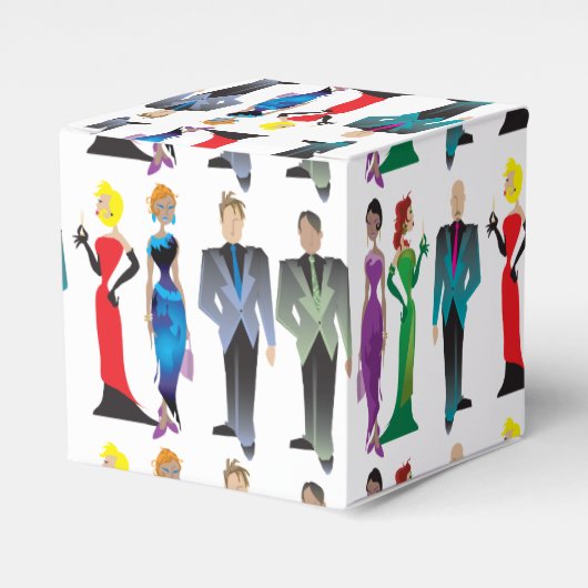 Diner Gasten Favoriete Boxen Bedankdoosjes (Voorkant Zijde)