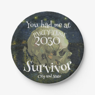 Diner Happy Hour Meisjes Nacht Uit 2024 Wijn Papieren Bordje