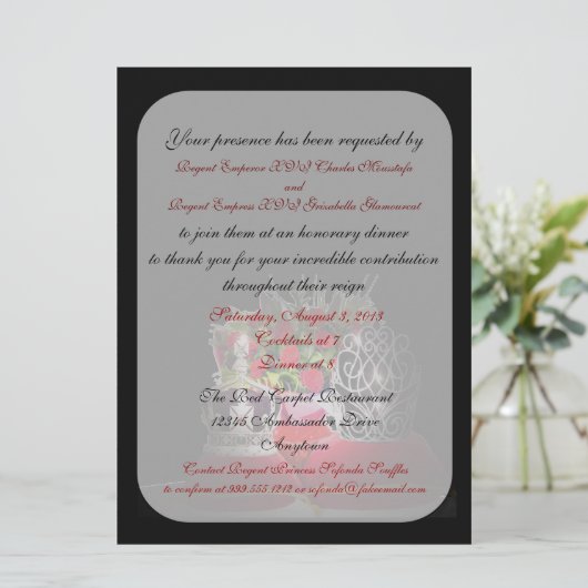 Dîner honoraire des Invitations du Drag Emperor et (Debout devant)