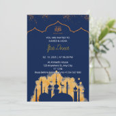 Dîner Iftar invitation ramadan aquarelle mosquée (Debout devant)