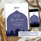 Dîner Iftar invitation ramadan mosquée bleue