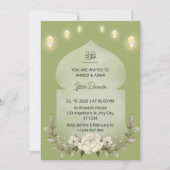 Dîner Iftar invitation ramadan mosquée de fleurs (Devant)