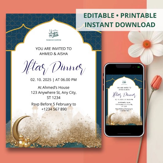 Dîner Iftar invitation ramadan navvy mosquée