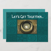 Dîner invitation (Devant / Derrière)