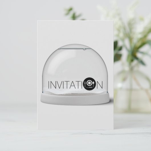 Dîner Invitation Vip Invitation (Debout devant)