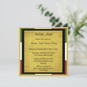 Dîner Italien Invitation Carré Taille (Debout devant)