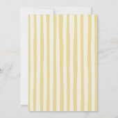 Dîner Italien La Dolce Vita Invitation Anniversair (Dos)