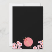 Dîner japonais Hibachi Invitation de fête d'annive (Dos)