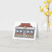 Diner Kaart (Gele Bloem)