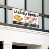 Dîner Lasagna Bannière de collecte de fonds (Bâtiment extérieur)
