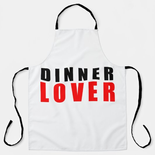 Diner liefhebber schort (Voorkant)