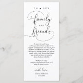 Dîner Lieu Cadre Merci Moderne Carte Élégante (Devant)