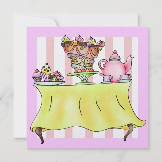 Diner / lunch / thee - SRF Kaart (Voorkant)