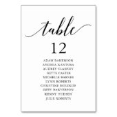 Dîner mariage, Carte de siège moderne (Par défaut)