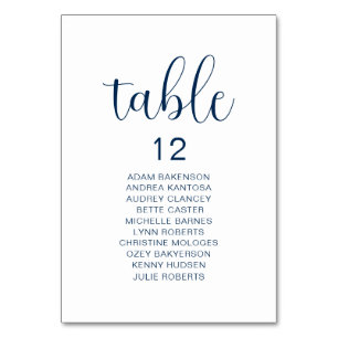 Dîner mariage, Carte des places des invités modern