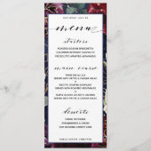 Dîner Mariage de la marine bourguignonne Menu (Devant)