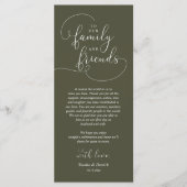 Dîner mariage Lieu Cadre Carte de remerciements (Devant)