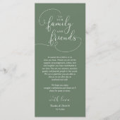 Dîner mariage Lieu Cadre Carte de remerciements (Devant)