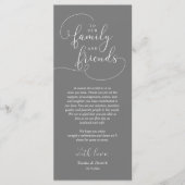 Dîner mariage Lieu Cadre Carte de remerciements (Devant)