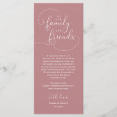 Dîner mariage Lieu Cadre Carte de remerciements (Devant)