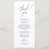 Dîner Mariage moderne Cadre Carte de remerciements (Devant)