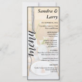 dîner mariage moderne invitation (Devant)