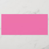 Diner Menu - Roze prinses Quinceañera (Achterkant)