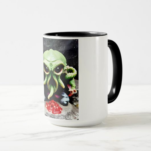 Diner met Cthulhu Mok (Voorkant rechts)