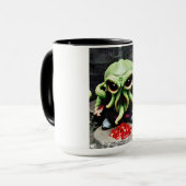 Diner met Cthulhu Mok (Voorkant links)