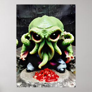 Diner met Cthulhu Poster