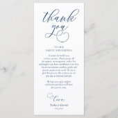 Dîner Moderne Cadre Merci, Carte Marine (Devant)