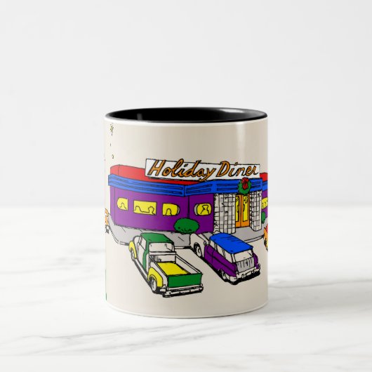 Diner Mug café à deux tons (Centre)