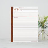 Dîner Pour Deux - Recette Papier (Debout devant)