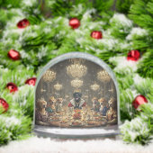 Dîner Pourcentage de chien anthropomorphique (Noël)