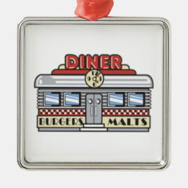 Diner Retro  kunst Metalen Ornament