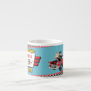 Diner Retro van 1950 - Diner Party Paper cup Espresso Kop