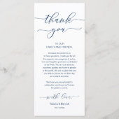 Dîner Romain Moderne Cadre Carte de remerciements (Devant)