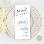 Dîner Romain Moderne Cadre Carte de remerciements<br><div class="desc">Présentant la touche de finition parfaite à votre réception de mariage - nos élégantes Cartes de Parcours de Mariage romantique, conçues pour express votre appréciation sincère de la présence de chaque invité lors de votre journée spéciale, ces cartes sont la façon idéale d'ajouter une touche personnelle à vos tables de...</div>