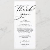 Dîner Romain Moderne Cadre Carte de remerciements (Devant)