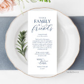 Dîner Romantique Cadre Carte de remerciements