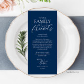 Dîner Romantique Cadre Carte de remerciements