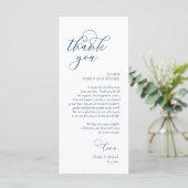 Dîner Romantique Cadre Carte de remerciements (Debout devant)