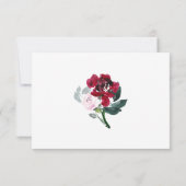 Dîner rouge et blanc hiver Options RSVP (Dos)