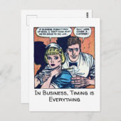  Diner Scene uit de jaren 50 Horror Comics Briefkaart (Voorkant / Achterkant)