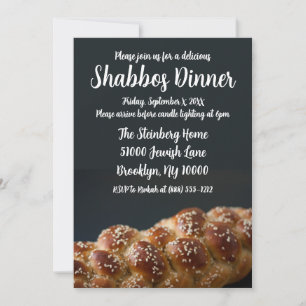 Dîner Shabbos Dîner Shabbat Invitations