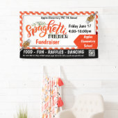 Dîner Spaghetti Collecte de fonds PTO PTA Bannière (En situation)