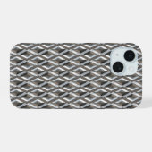 Diner Style Chrome Harlequin Motif (Verso Horizontal)