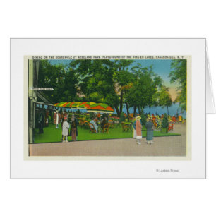 Diner sur la promenade à Roseland Park Scene