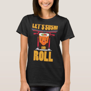 Diner Sushiman Sojasaus Oriëntaals Nori Wasabi Tem T-shirt