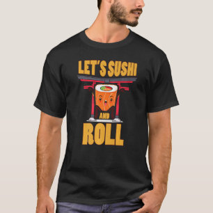 Diner Sushiman Soysauce Oriental Nori Wasabi Temak T-shirt